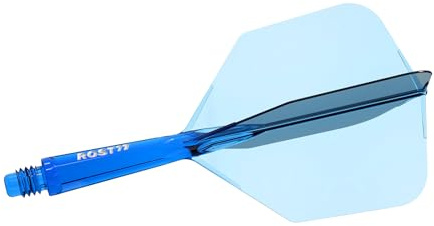 CUESOUL ROST 77 Integrated Dart Shaft and Flight Big Wing Shape Blue with White Logo-S