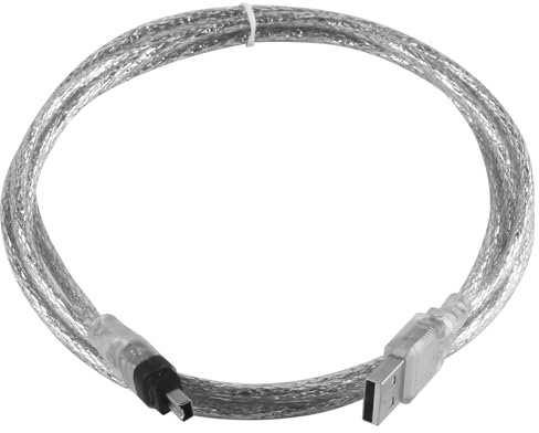 1.5M Cavo Adattatore da USB Maschio a Firewire IEEE 1394 a 4 Pin Maschio iLink, Compatibile per DCR-TRV75E DV, cavo USB Firewire per Trasferimenti Dati