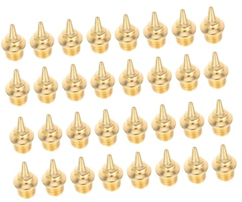 Clavos 50 Piezas para Zapatillas de Atletismo Dorados de Metal