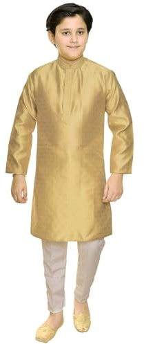Desi Sarees Boys Jacquard Self Print Kurta With Trouser Wedding Outfit 1007
