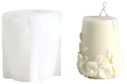 Moules en silicone gaufré en forme de fleur de vigne pour savon, décoration d'intérieur, chocolat pour résine époxy