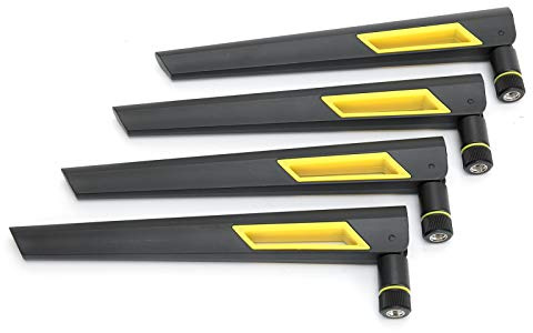 Sxhlseller Antena de Enrutador de Doble Banda 10dbi Antena SMA para Tarjeta de Red de Enrutador Inalámbrico, 4 Piezas para RT-AC88U/AC3200/AC66U/AX88U, Accesorios de Red