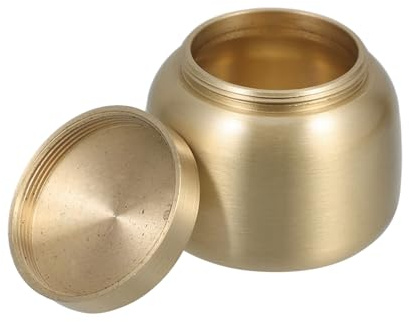 UTHCLO Urna Pequeña de Duradera para Cenizas Recipiente Sellado Multiusos para Cenizas Mascotas Compacto y Portátil para Almacenamiento Seguro