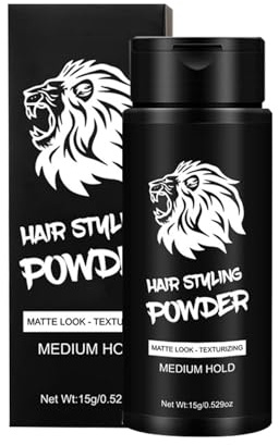Powder Styling Powder 15 g | Polvo voluminizador para la línea del cabello – sin peinar con efecto voluminizador para mujeres y hombres