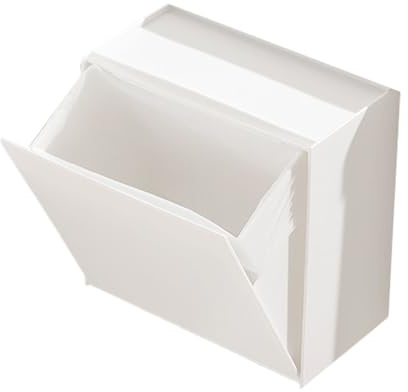 Behälterbox, quadratisch, ohne Bohren, kleiner Wand-Organizer, für Badezimmer, Schlafzimmer, Kinderzimmer, Wohnzimmer, Handy, Schlüssel, Toilettenartikel, Wattestäbchen, Make-up-Pads