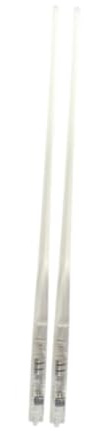 KiBcsLic 2 Palillos de Luz Luminosos con Forma de Sable, Reutilizables Y Novedosos.