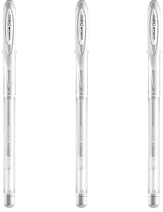 Uni-ball Signo Angelic UM-120AC Gel-Tintenstift, 0,7 mm, Weiß, 3 Stifte pro Packung Uni-ball