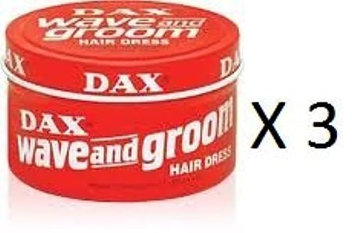 Dax Wave and Groom Hair Dress, 3.5 Ounce (Pack of 3) by DAX