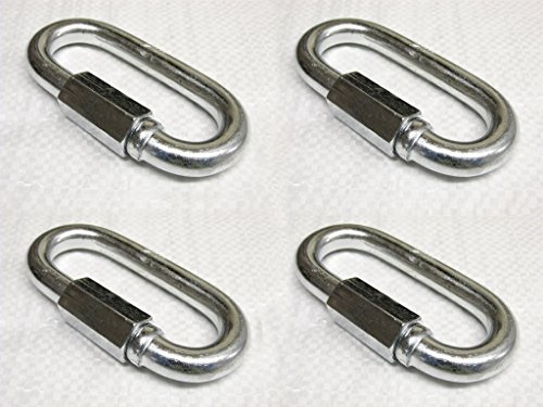 Screw Lock Repair Quick Link 7MM X4 (Galvanised Chain Secure Fastener)