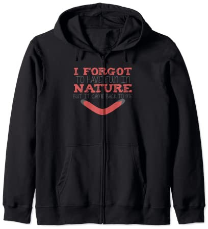Wurfsport Boomerang Witz Spruch Bumerange Bumerang Kapuzenjacke