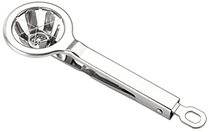 Tumnea Edelstahl Eierschneider, Eierteiler spalten, Eierstückler/-teiler, Schneid-Zange, Fruchtschneider multifunktionaler Eierschneider, Erdbeerschnitzel Slicer Küchenwerkzeug