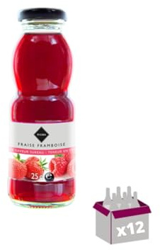 12x25cL - Jus de fraise RIOBA- 3L