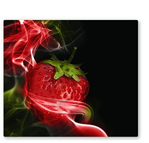 60x52cm - Herdabdeckplatte, Herdabdeckung für Glaskeramik-Kochfelder, Gehärtetes Glas, 60x52cm, mehrfarbig, Schneideplatte