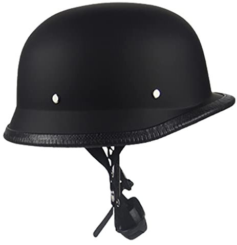 qloijnv Casco Moto Aperto Viso Mezzo Portatile Jet Casco Scodella Omologato ECE Casco Mezzo Moto Scooter retrò, Casco Mezzo Moto Scooter Retròa Cruiser Chopper per Uomo Donna