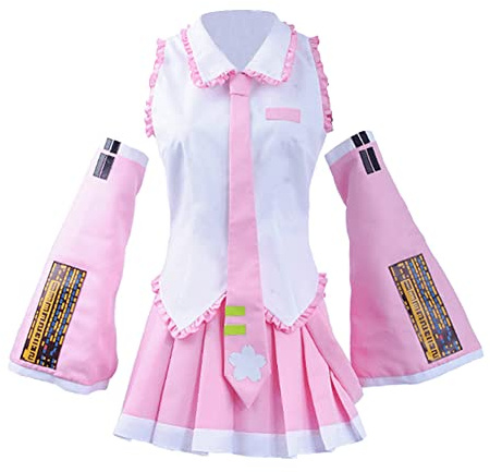 Tongyundacheng Costume de Miku pour cosplay, costume de personnage de l'anime Miku, uniforme de marin pour Halloween, carnaval, fête, jeu de rôle