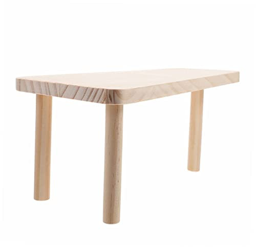 Levemolo Hamster Plattform Aus Holz Klettergerüst Für Hamsterkäfig Zweistöckige Spiel Und Ruhefläche Für Kleine Haustiere Für Zwerghamster Und Meerschweinchen