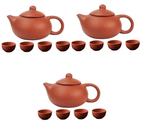 ABOOFAN 3 Ensembles Ensemble De Théière En Argile Violette Sous-verre De Tasse De Café Animal De Compagnie Infuseur à Thé Boules à Thé Pour Thé En Vrac Bol Passoire à Thé Pot Tasse à Thé