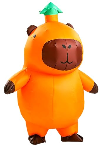 Yeffute Aufblasbares Capybara-Kostüm für Erwachsene, aufblasbare Halloween-Kostüme, lustige Tier-Kostüme