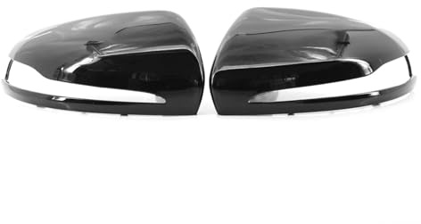 Auto Spiegelkappen,Spiegelabdeckungen 2 stücke Seite Spiegel Abdeckung Rückspiegel Gehäuse Linken Antrieb Ersatz Fit Verwenden Passend für Mercedes Benz W205 C205 V205 S205 2014-2020