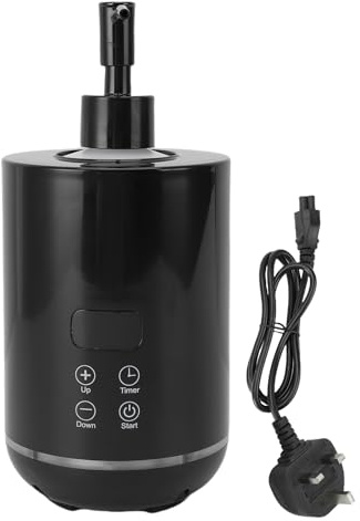 TARSHYRY Lotion Oil Warmer, Massage Oil Warmer, Automatic Oil Warmer, Body Oils Heater for Spa, Salon and Barber Shops, with Oil Bottle Dispenser (UK Plug)
