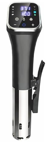 Macchina da cottura a bassa temperatura a bassa temperatura, macchina da cottura a vuoto da 1100 W, dotata di touchscreen a LED, temperatura e controllo del tempo con telecomando