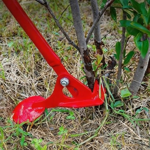Minglez Estrattore di Pali da Recinzione Strumento per la Rimozione di Ceppi da Alberi/Erbacce/Radici di Tarassaco, Estirpatore a Leva per Alberelli per Recinzioni Rotte/Recinzioni