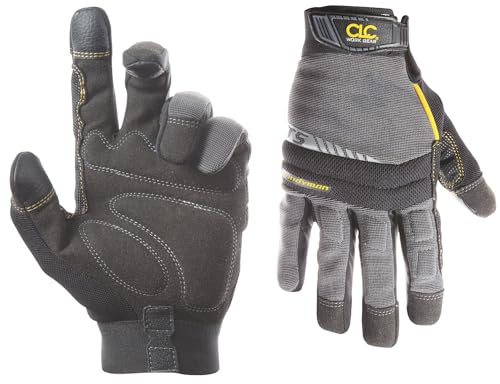 Custom Leathercraft125XL Handyman Flex Grip Work Gloves XL , Assorted
