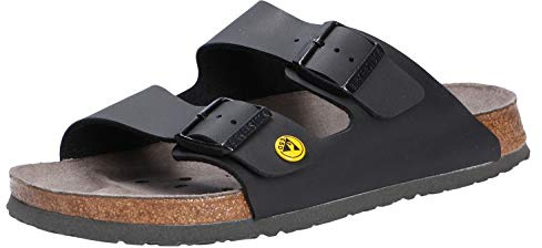 BIRKENSTOCK Unisex Arizona-arbetssko ARIZONA antistatisk Birko-Flor, svart, 37 EU