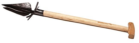 Unbekannt Geschmiedeter Damenspitzspaten mit Auftritt und Eschen-T-Stiel (80cm)