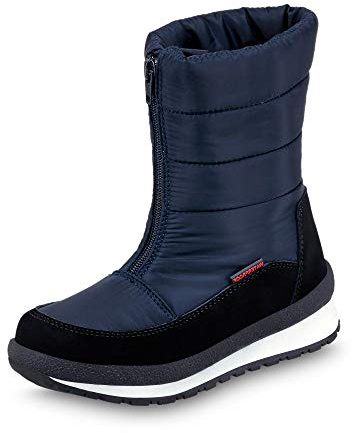CMP Unisex barn Rae Snow Boots Wp snöstövlar, Svartblå, 36 EU
