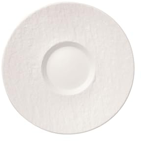 Manufacture Rock blanc Sous-tasse à café au lait