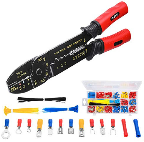 TuToy Cable Wire Stripper Cable Cutter Crimper Plier Multifunctional Stripping Tool Kit Hand Tool
