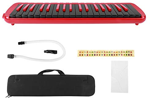 37 Key Melodica, Beginner Friendly Practice Instrument with Bag, Wind Musical Instrument for Students Home School Travel Use