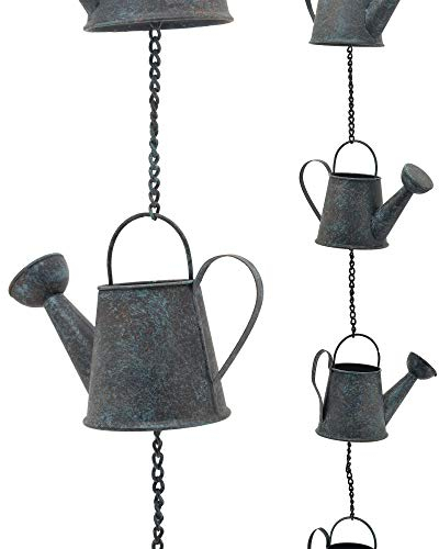 Arcadia Garden Products RC03 Regenkette Antik Blau - GieÃŸkanne