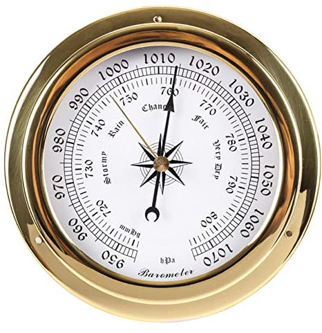 JINYISI Barometer, Barometer für zu Hause, Luftdruckmesser, Barometer, Wetterinstrumente, Wetterstation, Barometer