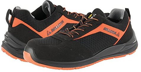 Bellota FTW0542BOS1P - Zapato de Seguridad Flex Nitro de Hombre y Mujer (Talla 42) Ligero, Transpirable y Extra Acolchado