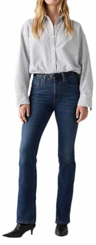 Levi's 725 High Rise Bootcut Vaqueros, Blue Wave Dark, 25W / 32L Mujer