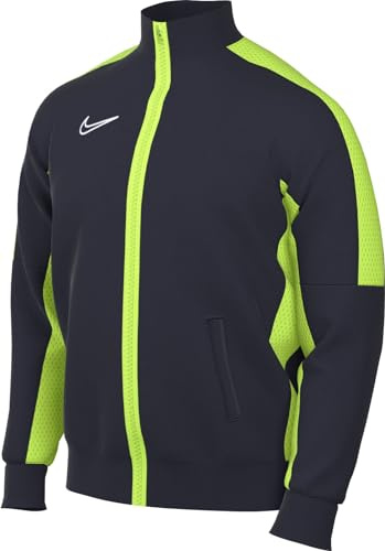NIKE DR1681-452 M NK DF ACD23 TRK JKT K Jacket Men's OBSIDIAN/VOLT/WHITE Size XL