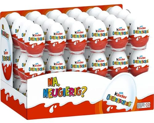 Ferrero Kinder Überraschungs-Ei, 72er Pack (72 x 20g)