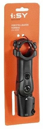ISY Fahrrad Vorbau verstellbar, e Bike, Zubehör - Ø 31,8 mm, 90mm Länge