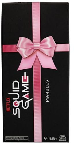 Spin Master Games, Squid Game Marbles Based on The Hit Netflix Drama, for Adult Players to Test Their Luck, 2 Players, for Ages 18 & Up