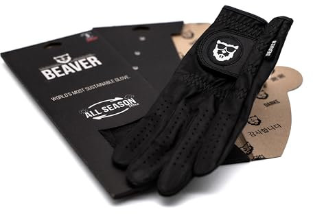 BEAVER GOLF Golfhandschuh 'Midnight Black' All Season Ultra, Herren, Rechts (Linkshänder), M