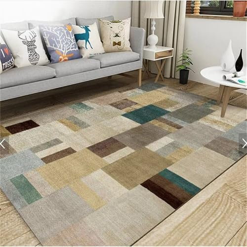 RUGMRZ Teppich Für Schlafzimmer Kurzflor Indoor Outdoor Lounge Kinderzimmer schmutzabweisend Badezimmer Auslegware 80X160CM