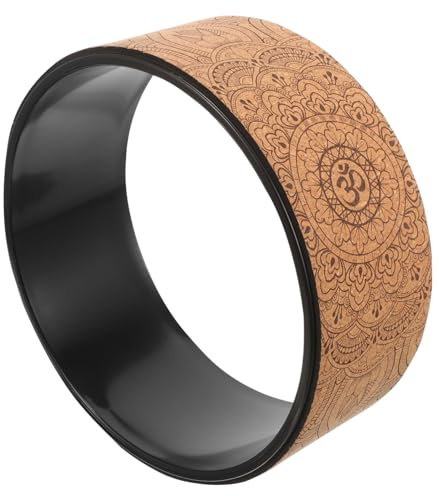 KICHOUSE Yogarad Yoga Ring Aus Pu Material Zur Rückendehnung Und Flexibilitätsförderung Fitness Und Pilates Zubehör Für Damen Und Tiefenentspannung