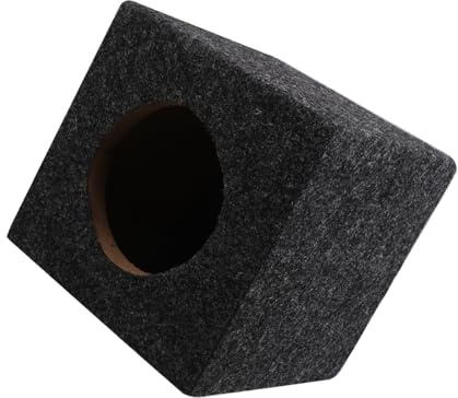 Warmhm Cassa per Subwoofer Quadrata in Legno Accessorio per Altoparlanti per Auto e Camion Facile Installazione e Sostituzione Design Neutro e Durevole per Impianto Audio