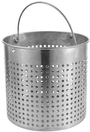 TOPPERFUN Cubo de Basura Empotrado para Encimera de Acero Inoxidable 201 Filtro de Malla para Infusor de Té Suelto Sistema de Separación de Residuos Secos y Húmedos Cubo de Filtro