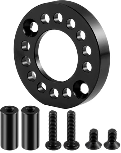 AXspeed RC Motor Mount 1 Set Aluminum RC Motor Bracket Seat for Tamiya TA02 1/10 RC Car(Black)