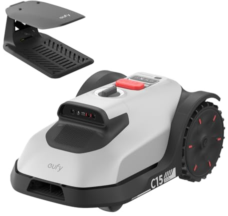 eufy C15 Robot cortacésped sin Cable delimitador, 500 m²