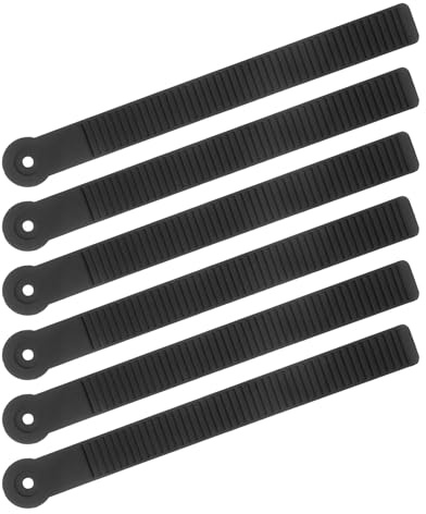 HANABASS Correas de Fijación Ajustables para Snowboard, Correa de Tobillo de Reemplazo 6 Unidades, Accesorios Resistentes para Fijaciones de Esquí, Uso en Deportes de Invierno