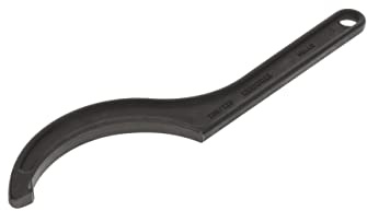 GEDORE Llave de gancho con nariz, Para tuercas ranuradas, Ancho de llave de 205 a 220 mm, Diámetro de punta 5 mm, Llave, 40 205-220